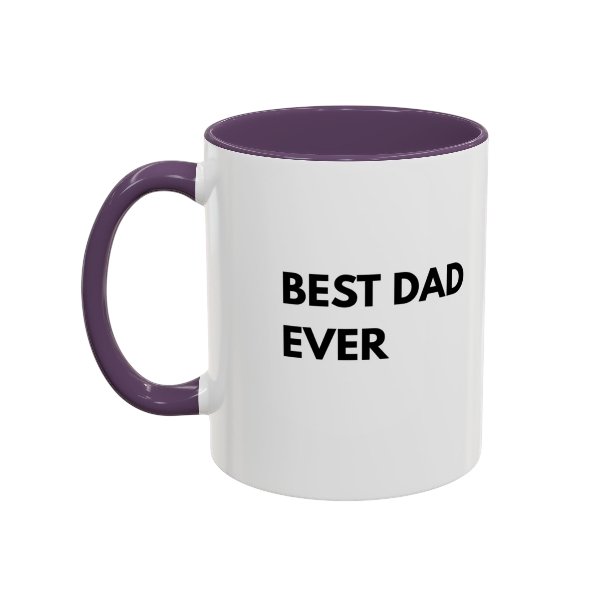 Best Dad Ever Mug – Perfect Gift from Daughter or Son, personalized coffee cup gift , World’s Greatest Dad Coffee Cup – Thoughtful Gift for Him