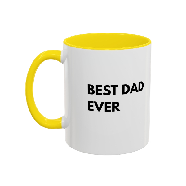 Best Dad Ever Mug – Perfect Gift from Daughter or Son, personalized coffee cup gift , World’s Greatest Dad Coffee Cup – Thoughtful Gift for Him